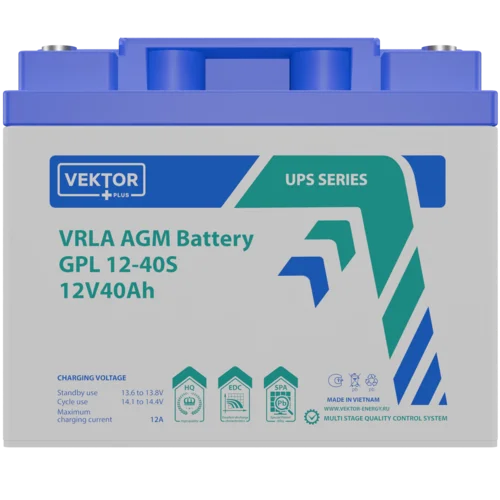 Аккумуляторная батарея VEKTOR BATTERY GPL 12-40S Аккумуляторная батарея VEKTOR BATTERY GPL 12-40S